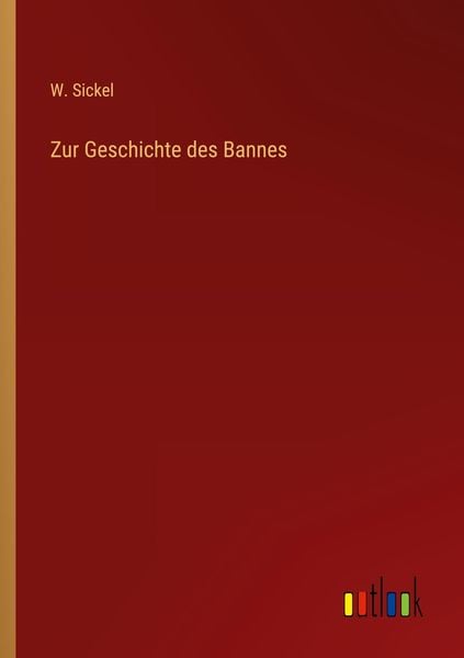 Produktbild: Zur Geschichte des Bannes