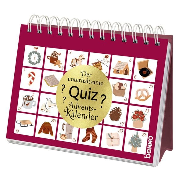 Produktbild: Der unterhaltsame Quiz-Adventskalender