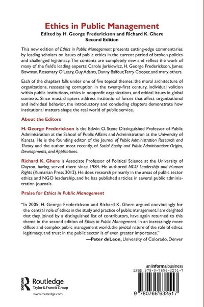 Produktbild: Ethics in Public Management