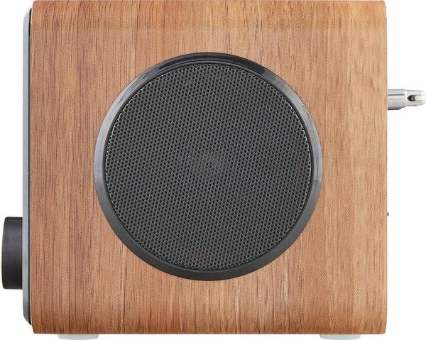 Produktbild: Albrecht DR 865 Tischradio DAB+, UKW AUX Barrierefrei, Inkl. Fernbedienung, Tastensperre, Weckfunktion Holz (dunkel)
