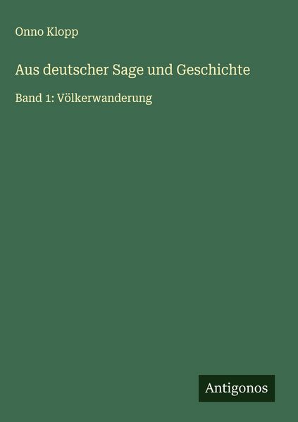 Produktbild: Aus deutscher Sage und Geschichte