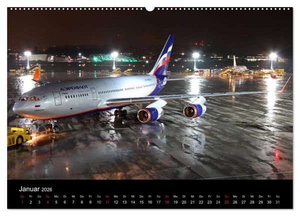 Produktbild: Welt der Flugzeuge (Wandkalender 2026 DIN A2 quer), CALVENDO Monatskalender