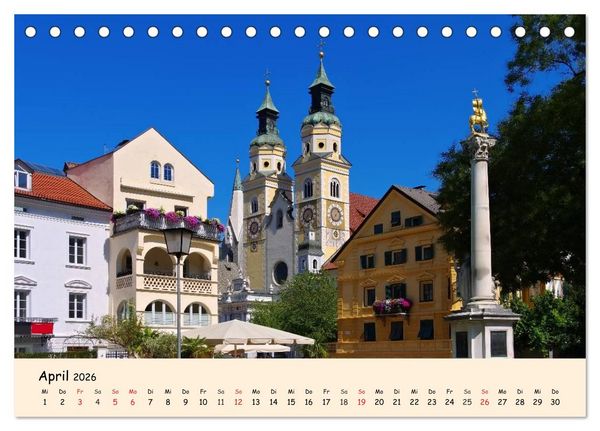 Produktbild: S&uuml;dtirol - Zwischen Ortler und Dolomiten (Tischkalender 2026 DIN A5 quer), CALVENDO Monatskalender