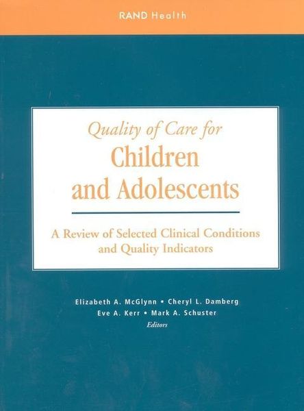 Produktbild: Quality of Care for Children and Adolescents