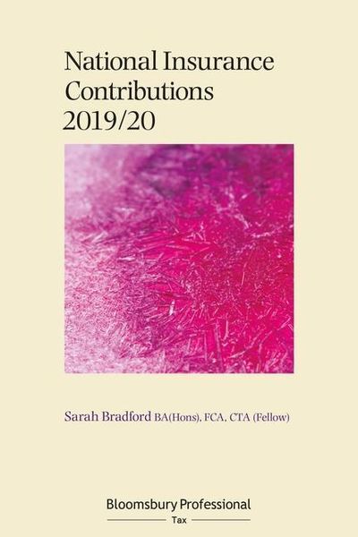 Produktbild: Bradford, S: National Insurance Contributions 2019/20