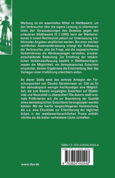 Produktbild: Umfrageforschung in der wettbewerbsrechtlichen Praxis