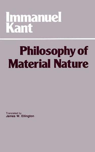 Produktbild: Kant, I: Philosophy of Material Nature