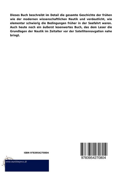 Produktbild: Die Entwicklung der wissenschaftlichen Nautik