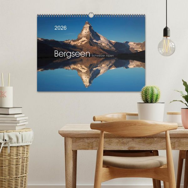 Produktbild: BERGSEEN Schweizer Alpen (Wandkalender 2026 DIN A3 quer), CALVENDO Monatskalender