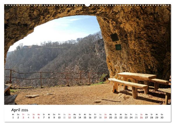 Produktbild: Impressionen von der Schw&auml;bischen Alb (Wandkalender 2026 DIN A2 quer), CALVENDO Monatskalender