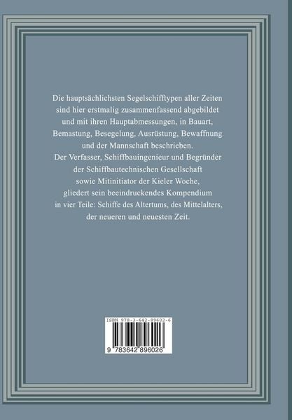 Produktbild: Geschichte der Segelschiffe