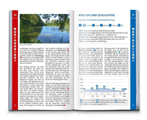 Produktbild: KOMPASS Wanderf&uuml;hrer N&uuml;rnberg, Frankenalb, Frankenh&ouml;he, Steigerwald, Fr&auml;nkisches Seenland, 55 Touren mit Extra-Tourenkarte