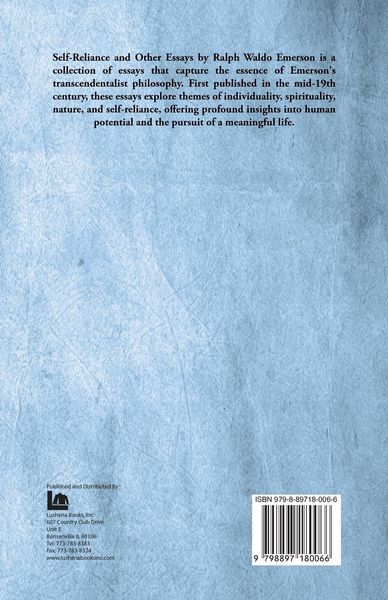 Produktbild: Self-Reliance and Other Essays