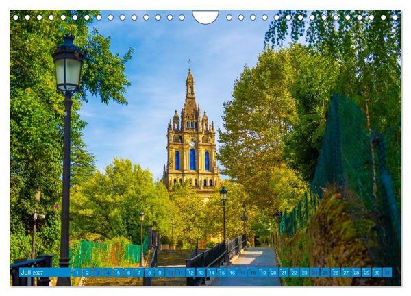 Produktbild: Buntes Bilbao (Wandkalender 2027 DIN A4 quer), CALVENDO Monatskalender