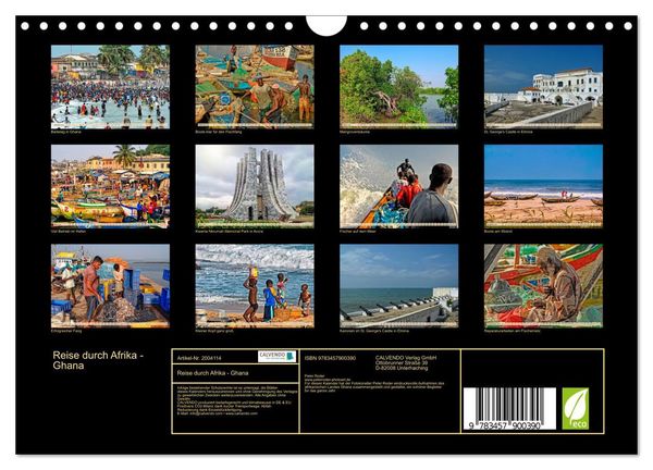 Produktbild: Reise durch Afrika - Ghana (Wandkalender 2026 DIN A4 quer), CALVENDO Monatskalender