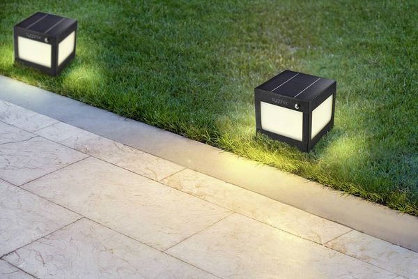 Produktbild: Sygonix SY-5593808 Solar-Außenwandleuchte SMD LED LED fest eingebaut 3W Schwarz