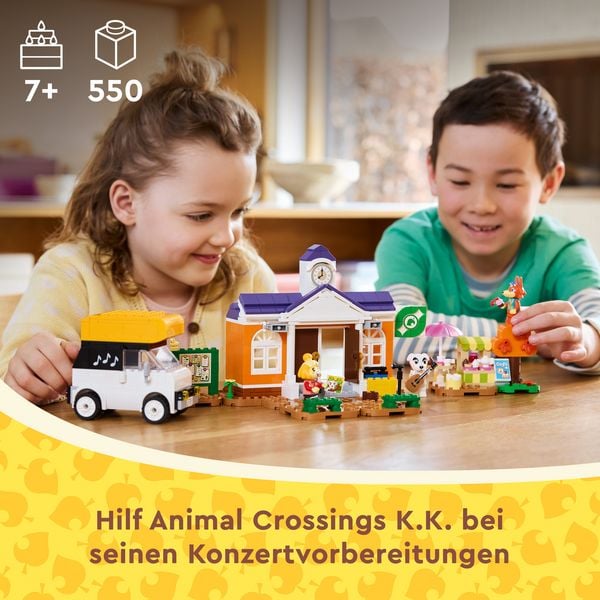 Produktbild: LEGO Animal Crossing K.K. spielt auf dem Festplatz, Bauspielzeug 77052