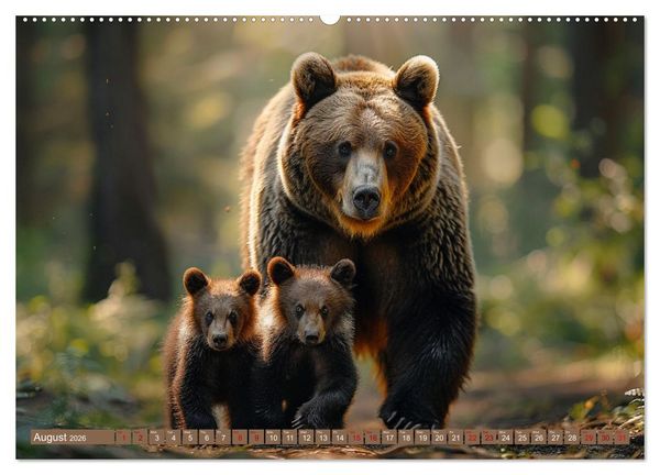 Produktbild: Bears Kingdom (Wall Calendar 2026 DIN A2 landscape), CALVENDO 12 Month Wall Calendar