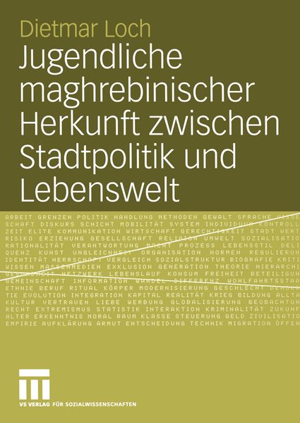 Produktbild: Jugendliche maghrebinischer Herkunft zwischen Stadtpolitik und Lebenswelt