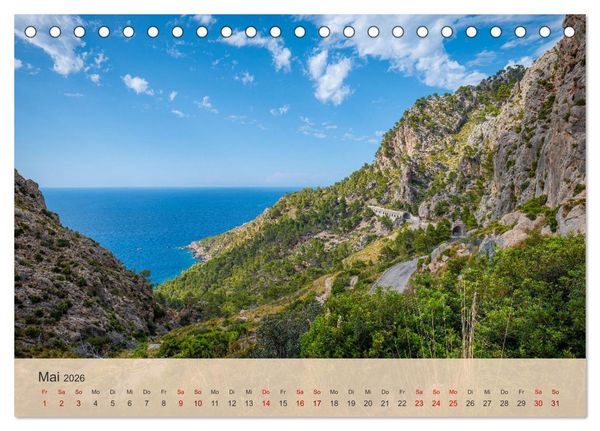 Produktbild: Mallorca - Perle des Mittelmeers (Tischkalender 2026 DIN A5 quer), CALVENDO Monatskalender