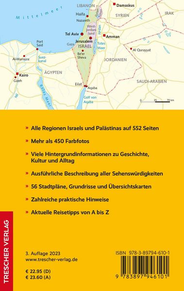 Produktbild: TRESCHER Reisef&uuml;hrer Israel und Pal&auml;stina