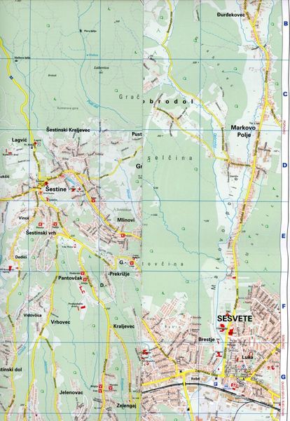 Produktbild: Zagreb, Stadtplan 1:20.000