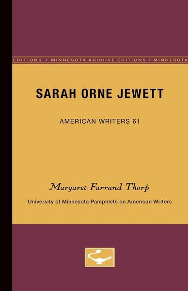 Produktbild: Sarah Orne Jewett - American Writers 61