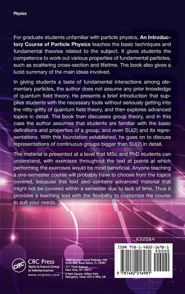 Produktbild: An Introductory Course of Particle Physics