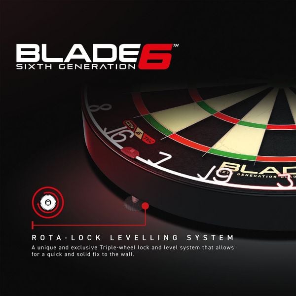 Produktbild: Winmau 3033 - Dartboard Blade 6, Dartscheibe