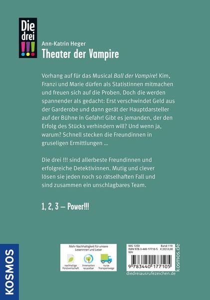 Produktbild: Die drei !!!, 110, Theater der Vampire