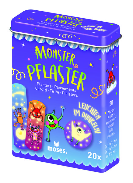 Produktbild: Monster Nachtleuchtende Pflaster