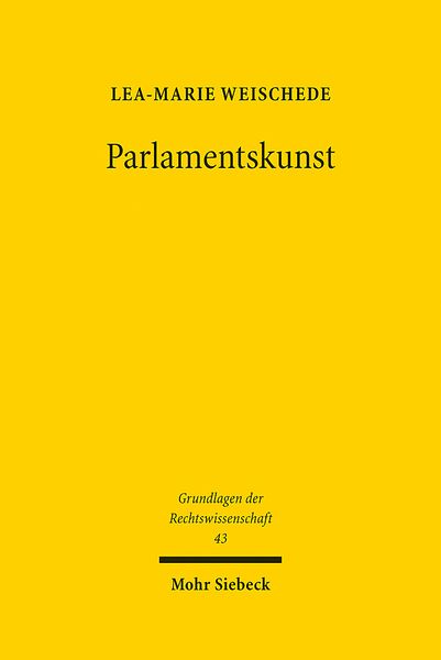 Produktbild: Weischede, L: Parlamentskunst