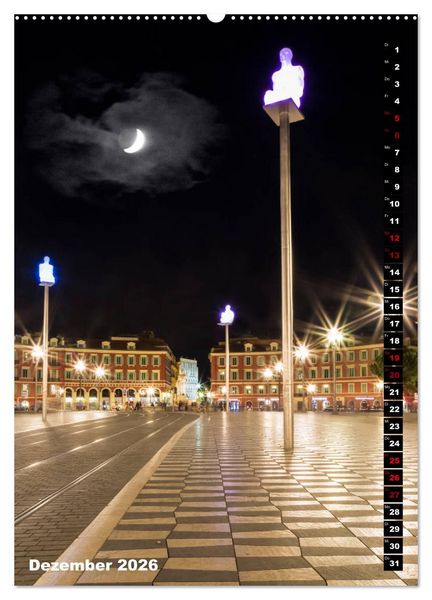 Produktbild: Idyllisches Nizza (hochwertiger Premium Wandkalender 2026 DIN A2 hoch), Kunstdruck in Hochglanz