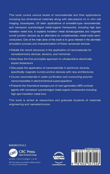 Produktbild: Advanced Nanomaterials and Their Applications