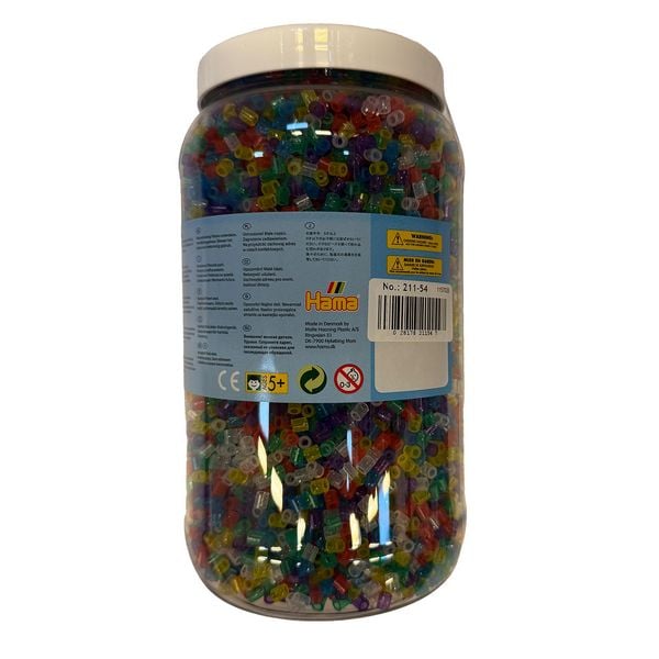 Produktbild: Hama B&uuml;gelperlen Glitter Mix 13000 St&uuml;ck Dose