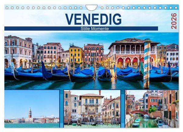 Produktbild: Venedig - Stille Momente (Wandkalender 2026 DIN A4 quer), CALVENDO Monatskalender