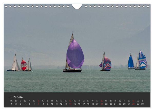 Produktbild: Segelboote auf dem Bodensee (Wandkalender 2026 DIN A4 quer), CALVENDO Monatskalender