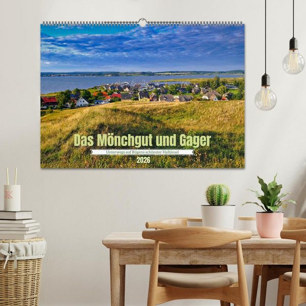 Produktbild: Das M&ouml;nchgut und Gager (Wandkalender 2026 DIN A2 quer), CALVENDO Monatskalender