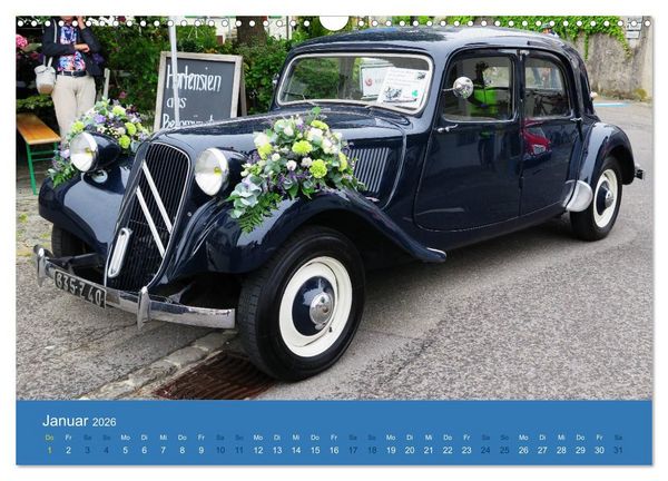 Produktbild: Citroen Traction Avant (Wandkalender 2026 DIN A3 quer), CALVENDO Monatskalender