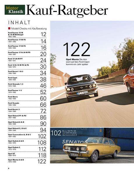 Produktbild: MotorKlassik Kauf-Ratgeber - Ford/Opel