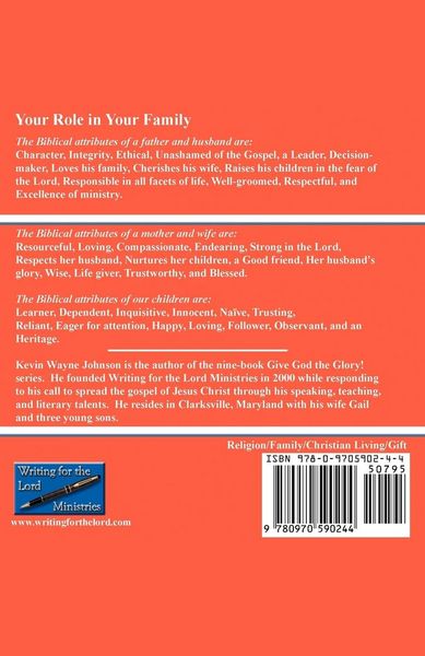 Produktbild: Give God the Glory! Your Role in Your Family