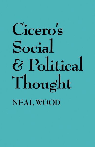 Produktbild: Cicero's Social and Political Thought