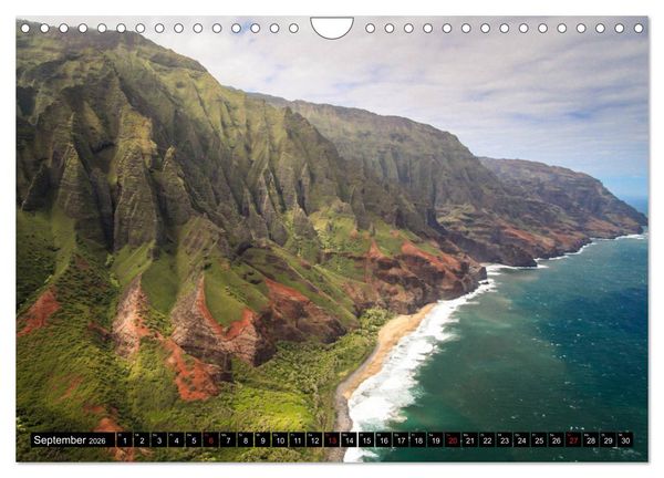 Produktbild: Wandern auf Hawaii - Berge im Pazifik (Wandkalender 2026 DIN A4 quer), CALVENDO Monatskalender