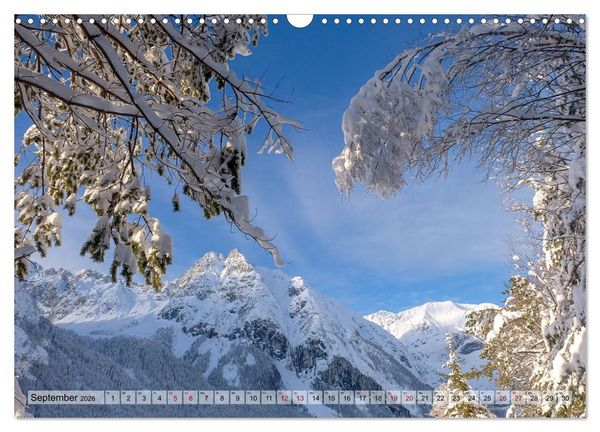 Produktbild: Schneeliebe (Wandkalender 2026 DIN A3 quer), CALVENDO Monatskalender
