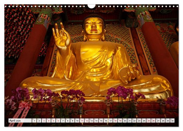Produktbild: Asiens Tempel (Wandkalender 2026 DIN A3 quer), CALVENDO Monatskalender