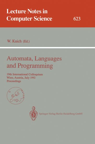 Produktbild: Automata, Languages and Programming