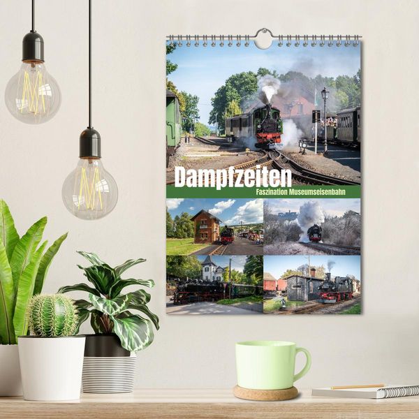 Produktbild: Dampfzeiten (Wandkalender 2026 DIN A4 hoch), CALVENDO Monatskalender