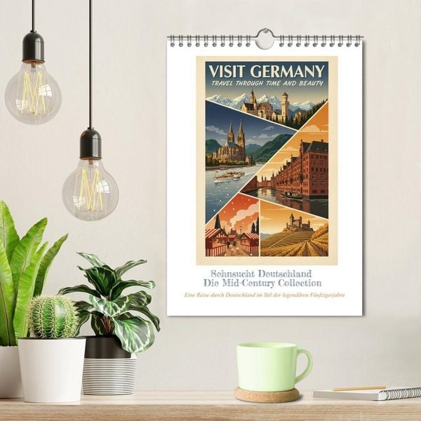 Produktbild: Sehnsucht Deutschland &ndash; Die Mid-Century Collection (Wandkalender 2027 DIN A4 hoch), CALVENDO Monatskalender
