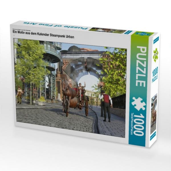 CALVENDO Puzzle Ein Motiv aus dem Kalender Steampunk Urban | 1000 Teile Lege-Größe 64x48cm Foto-Puzzle für glückliche Stunden