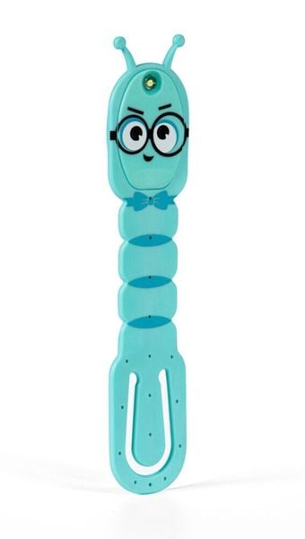 Produktbild: Bookworm Flexilight Leselicht (Blau) - 2 in 1 Leselampe & Lesezeichen - LED Leselicht - Geschenk für Leser, Buchliebhaber - Deutsche Ausgabe